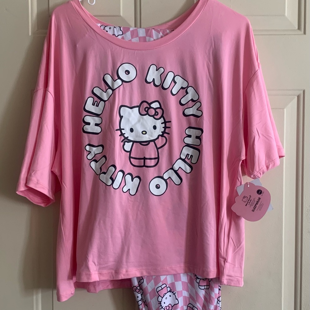 Hello kitty pajama Set size L New - Picture 2 of 6